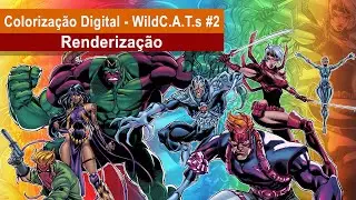 Colorização Digital - WildC.A.T.s (Renderização) # 2