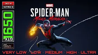 Marvel's Spider-Man: Miles Morales (PC) - GTX 1650 Benchmark | Acer Nitro 5 Test | Ryzen 5 3550H