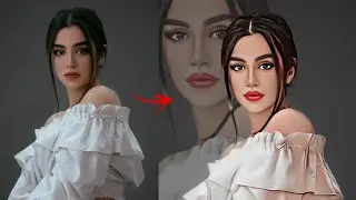 Using Your Phone - How To Edit Your Photo Look Cartoon Only 2 Minute