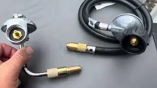 How to Install Blackstone Propane Adapter Hose & Regulator for 20 lb Tank Gas Grill