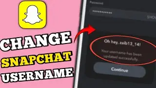 How to change user name in snapchat | How to edit snapchat username | Change snap username