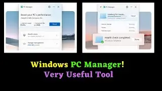 Did you try Windows PC Manager! Very Useful Tool
