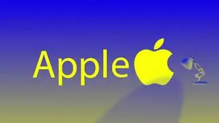 Заставка Apple с эффектами. Screensaver Apple with effects.