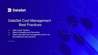 DataSet Cost Management Best Practices