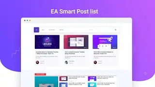 How to Display Your Blog Posts Beautifully using EA Smart Post List