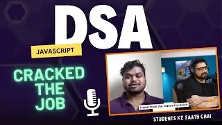 DSA with javascript got him appreciation and a package