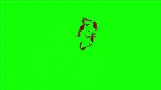 Blood Impact Variation 2 - Blood Splatter Green Screen Pack mp4