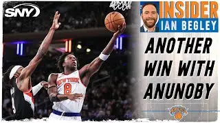 Ian Begley loved OG Anunobys offensive explosion in Knicks big win over Blazers | Sportsnite | SNY