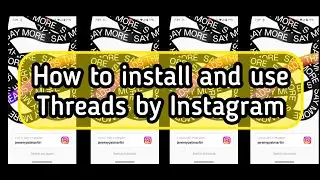 How to install and use Threads by Instagram