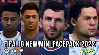 FIFA 19 New Mini Facepack 2022 compitable with Teamcuba Facepack V15