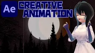 【After Effects】[Creative Animation] BLOOD MOON ANIMATION