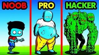 NOOB vs PRO vs HACKER ZOMBIE