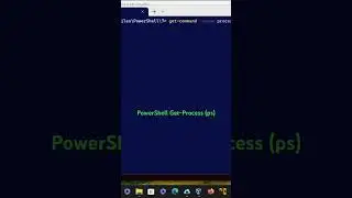 PowerShell Get-Process (ps)