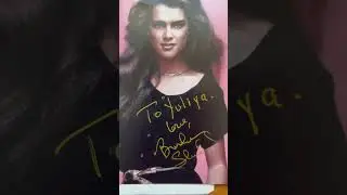 #brookeshields #autograph #80smovies