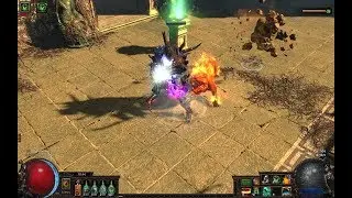 Path of Exile 3.1 cheap uber lab farmer molten strike