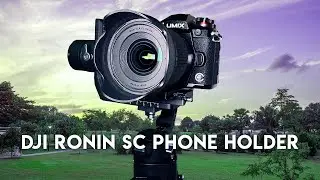 DJI Ronin SC Tutorial - How to setup Panasonic Camera and Mounting the Phone Holder