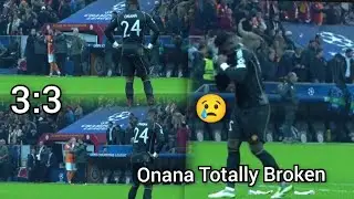 Sad to Watch!! Onana TEARS at Full time after Galatasaray draw with Manchester United in champions..