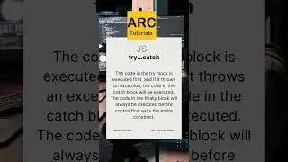 Javascript: Try Catch Tutorial #coding #shorts #javascript #js #javascripttutorial