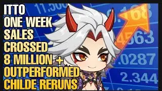 Itto sales outperformed Childe total revenue - shinobu Genshinimpact