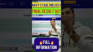 Navy 2nd 2023 Final Result Out, Navy 2nd 2023 call letter,navy final cut off 