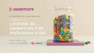 Looping 3D Animation for Instagram & Gif