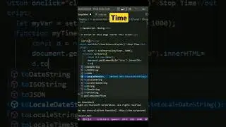 JavaScript Time |  stop timer | JavaScript set interval | js timer 