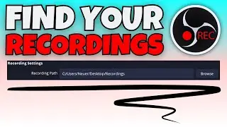OBS Studio: Where Does OBS Save Recordings & Clips? How To Change The Save Folder Location ✅️