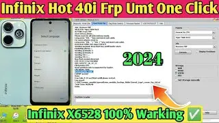 Infinix hot 40i (X6528) frp google account bypass umt one click
