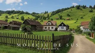 Moieciu de sus | Transylvania - Romania | Walking tour | 4K