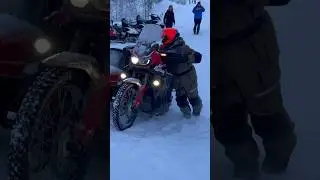 Единственный минус нашего мотоцикла #africatwin1000 #africatwin #мотопутешествие #sidecar