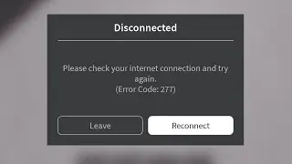 How to Fix Roblox Error Code 277 on Mobile | Please check your internet connection and try again