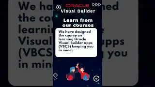 Learn Oracle Visual Builder (VBCS) from scratch today #shorts #oracle #vbcs #visual #builder