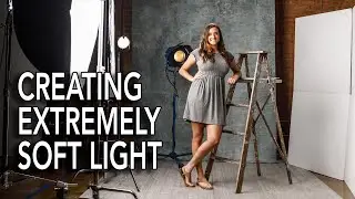 Lighting Tutorial: Ultra-Soft Portraits with Softbox, Diffusion & V-Flats