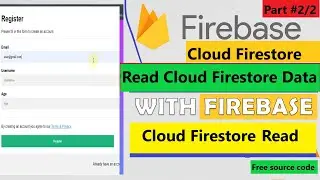 Firebase Firestore Read data with Javascript - Read Cloud Firestore data