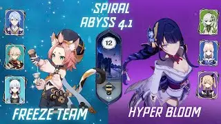 Spyral Abyss V4.1 Floor 12 Completion I Genshin Impact Version 4.1