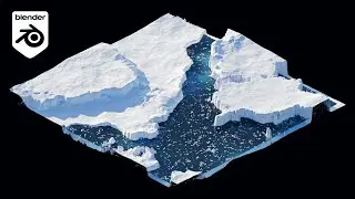 Ice Landscape in Blender | Blender Tutorial