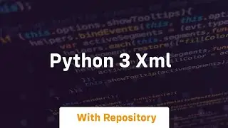 python 3 xml