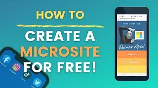 How to create a microsite | Canva Tutorial