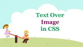 How to write text on image with HTML and CSS