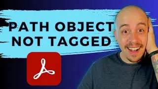 Path object not tagged | WCAG 2.1 AA | PAC 2024 | Adobe Acrobat Pro DC