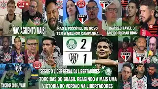 TORCIDAS DO BRASIL AO PALMEIRAS 2X1 INDEPENDIENTE DEL VALLE COM GOLAÇO DO RICHARD RÍOS E LÍDER GERAL