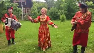 Встреча гостей .Народный ансамбль 
