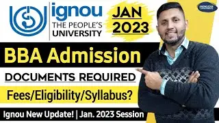 IGNOU BBA Admission 2023 | IGNOU Admission 2023 Session | IGNOU BBA Admission Process | ignou BBA