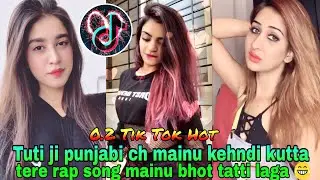 Tuti ji punjabi ch mainu kehndi kutta tere rap song mainu bhot tatti laga - fateh funny tik tok