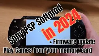 Softmodding a Sony PSP Handheld Games Console in 2024 - Is it really that easy?