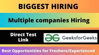 Direct Hiring | Internship & Jobs | MNCs Freshers | 2024 2023 2022 2021 Batch | Test Date 21 Nov