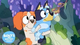 Bluey and Mia Make a Fairy Garden 🧚‍♀️ ✨ | Barky Boats | Bluey's Bestest Friends - Official Channel