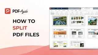 How to freely split the PDF files