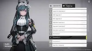 Arknights Endfield Xaihi Voicelines 4K Technical Test