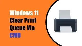 How do I Stop Printing ? Cancel Print Jobs in Windows 11 Via CMD